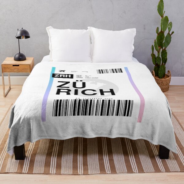 Item preview, Zurich Boarding Pass designed and sold by RabbitK.