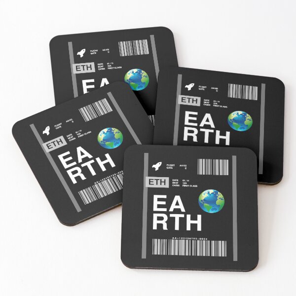 Item preview, Earth Boarding Pass designed and sold by RabbitK.