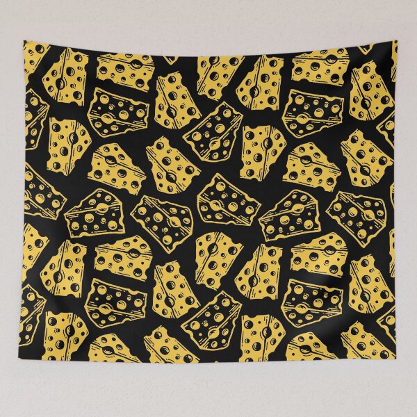 Item preview, Cheese Seamless Pattern - Doodle Vintage designed and sold by xadrawing.