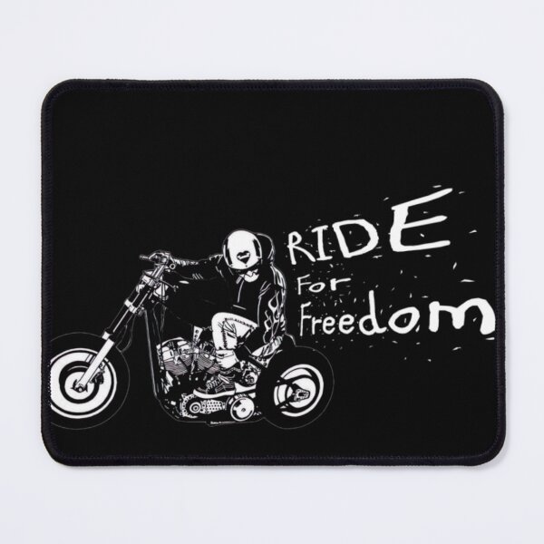 Item preview, Riding motorcycle art for freedom designed and sold by waterloop.