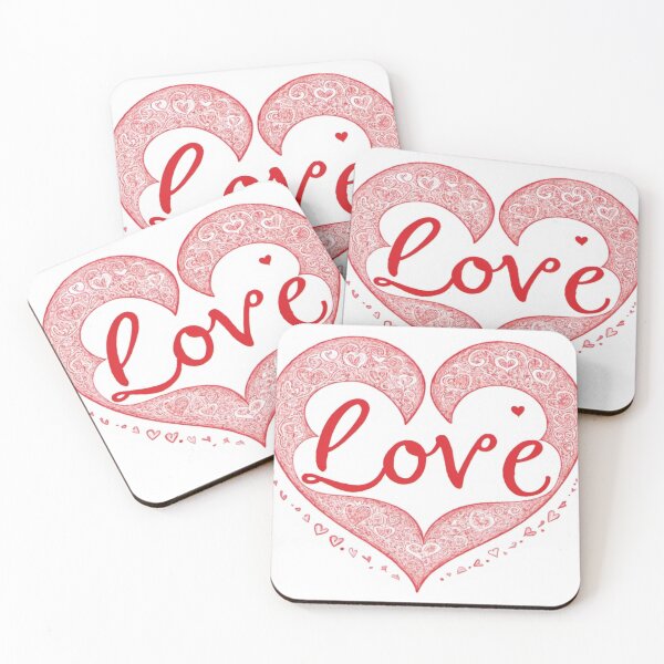 Item preview, Hand-drawn heart with Love inside designed and sold by Zeful.