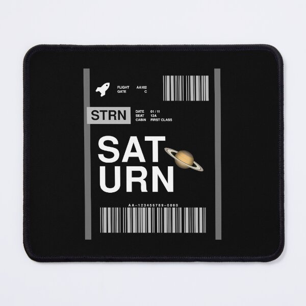 Item preview, Saturn Boarding Pass designed and sold by RabbitK.
