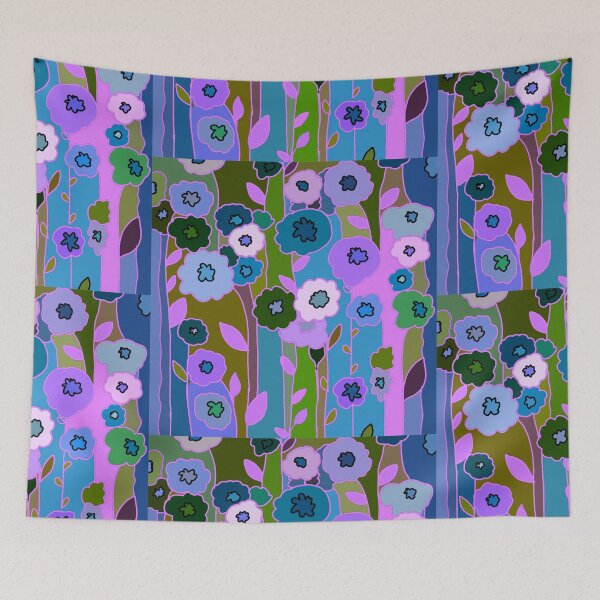 Item preview, Blue field  designed and sold by Flowersonstuff.