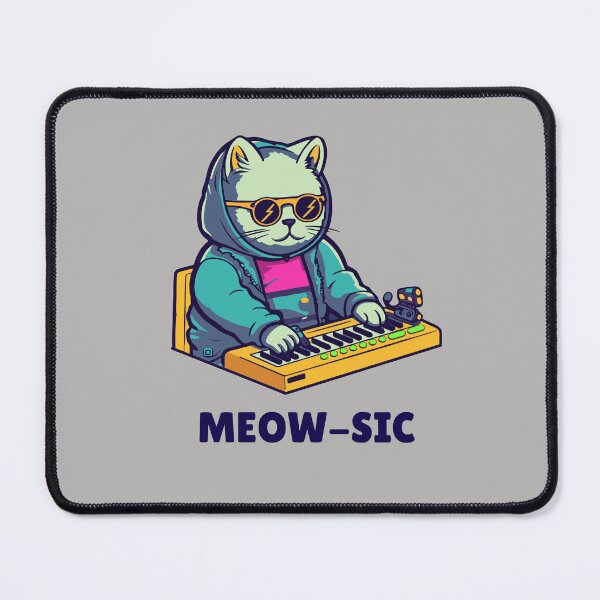 Item preview, Cool Cat Playing Piano designed and sold by sydney-syder.