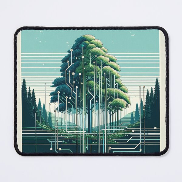Item preview, Harmony of Nature and the Digital Age designed and sold by SunkenCost.