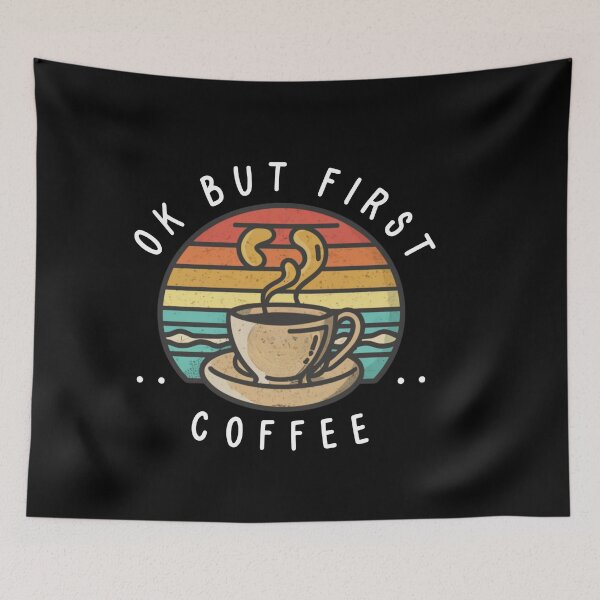 Item preview, Ok But First Coffee designed and sold by MG-MagicGallery.