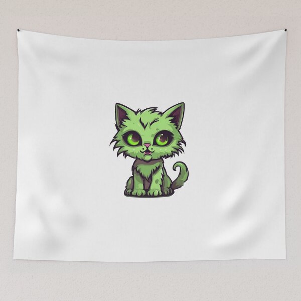 Item preview, Undead Zombified Zombie Cat designed and sold by Majestic Paws.
