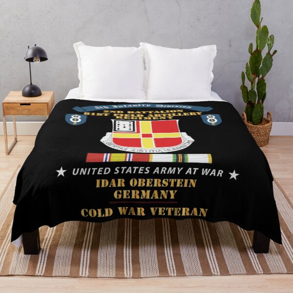 Item preview, 8th Infantry Division Scroll - 2nd Bn, 81st Field Artillery Regiment - Idar Oberstein Germany - Cold War Vet w COLD SVC X 300 designed and sold by Military Insignia Products.