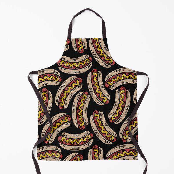 Item preview, Hotdog Seamless Pattern - Doodle Vintage designed and sold by xadrawing.