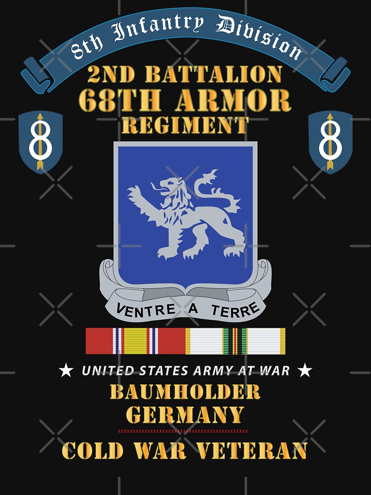 BATTALION 2枚 2nd Bn 68th Armor Baumholder Wall Tribute - Etsy