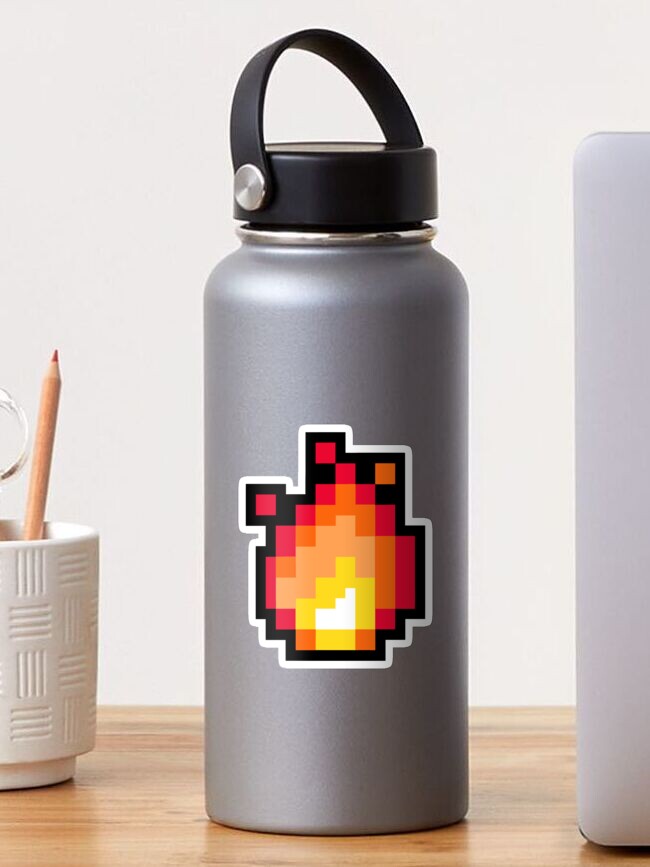 Thumbnail 1 of 3, Sticker, Fire designed and sold by Flickingjane.