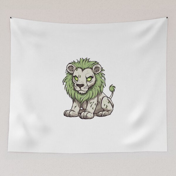Item preview, Undead Zombified Zombie Lion designed and sold by Majestic Paws.
