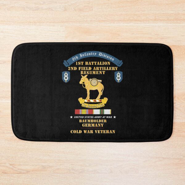 Item preview, 8th Infantry Division Scroll - 1st Bn, 2nd Field Artillery Regiment - Baumholder Germany - Cold War Vet w COLD SVC X 300 designed and sold by Military Insignia Products.