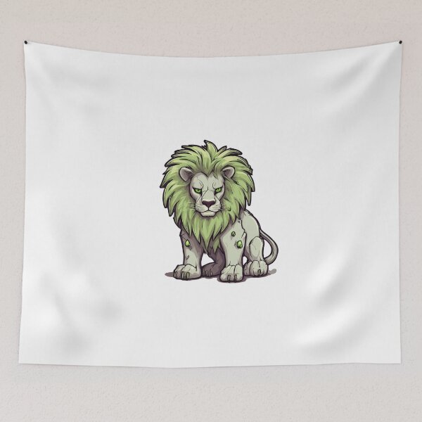 Item preview, Undead Zombified Zombie Lion designed and sold by Majestic Paws.