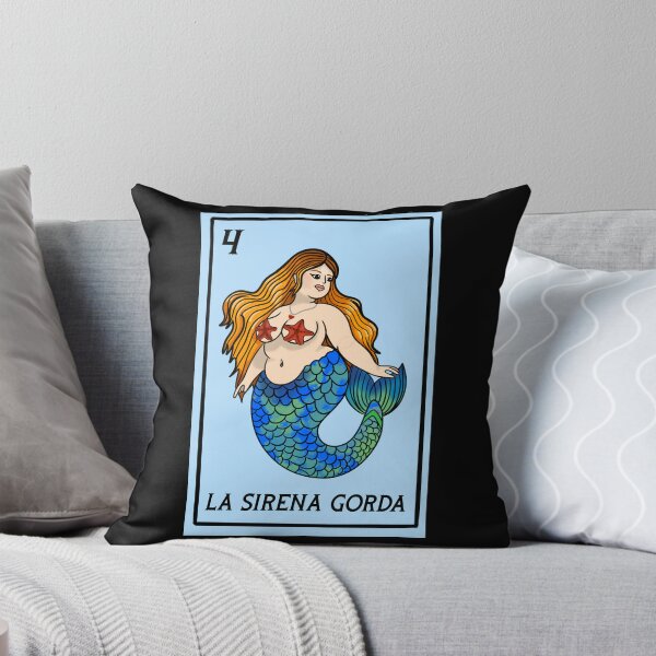 Item preview, La sirena gorda loteria card  designed and sold by DarbyHunterArt.