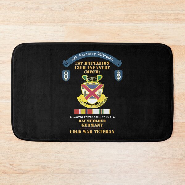 Item preview, 8th Infantry Division Scroll - 1st Bn 13th Infantry (Mech) - Baumholder Germany - Cold War Vet w COLD SVC X 300 designed and sold by Military Insignia Products.