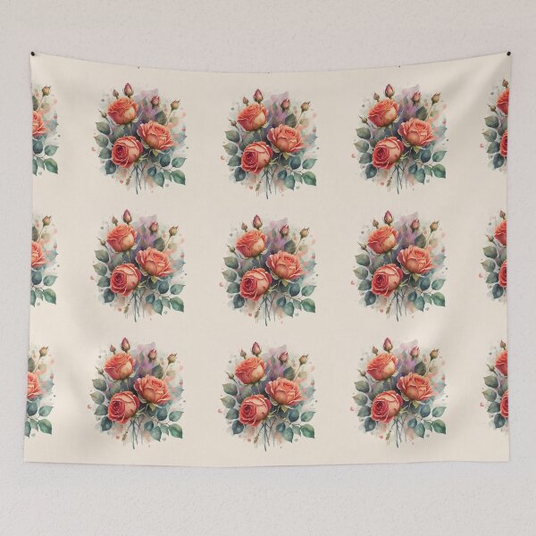 Item preview, Cute red rose Bouquet  designed and sold by brokenpones.