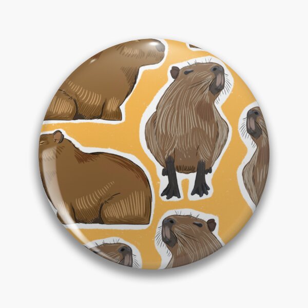 Item preview, Capybara pattern  designed and sold by Avishag turgeman.