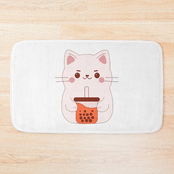 Item preview, Cute Cat and Bubble Tea  designed and sold by littleflabby.