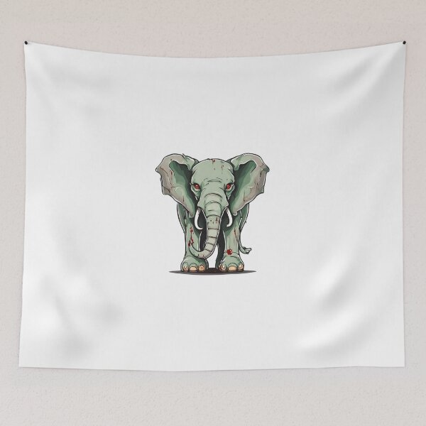 Item preview, Undead Zombified Zombie Elephant designed and sold by Majestic Paws.