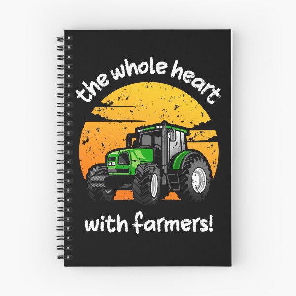 Item preview, The Whole Heart With Farmers, Farmer Protest designed and sold by Quirky Shirts.