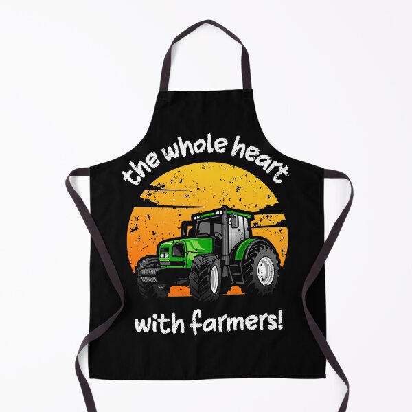 Item preview, The Whole Heart With Farmers, Farmer Protest designed and sold by Quirky Shirts.
