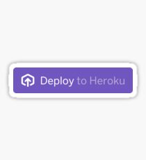 Deploy to Heroku Sticker