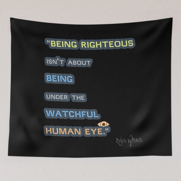 Item preview, "BEING RIGHTEOUS..." Quote 12/23/2023 designed and sold by BJGWRDS.