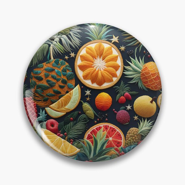 Item preview, Embroidery Art - I love fruits! designed and sold by TWNightingale.