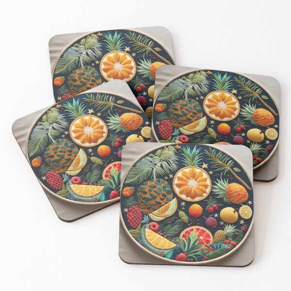 Item preview, Embroidery Art - I love fruits! designed and sold by TWNightingale.