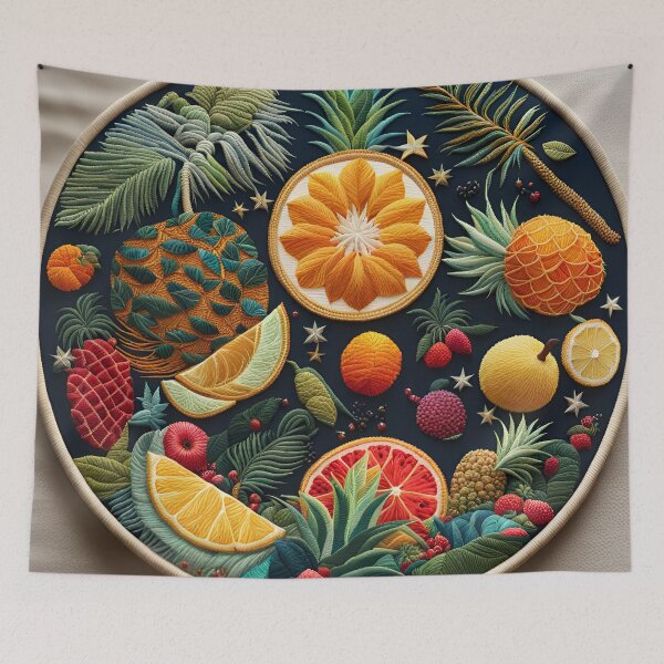 Item preview, Embroidery Art - I love fruits! designed and sold by TWNightingale.