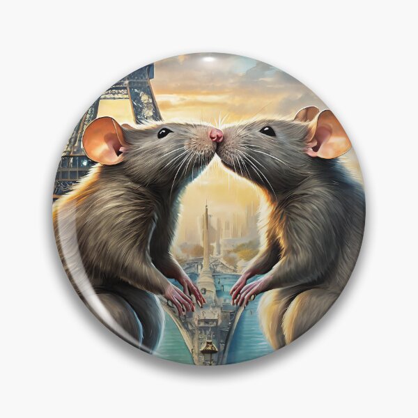 Item preview, Rats in love in Paris designed and sold by Tomi Robert.