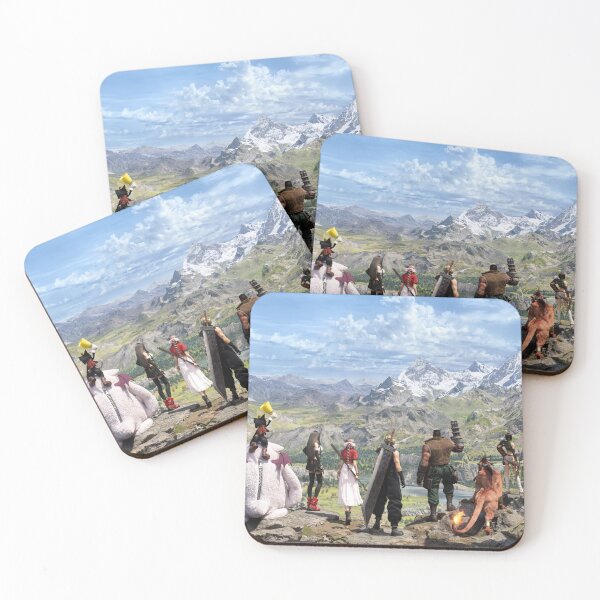 Item preview, Cloud, Aerith, Tifa, Barret, Red XIII, Cid, Yuffie, Vincent, Cait Sith  - Ahead On Our Way [Rebirth] designed and sold by GlitchBob452.