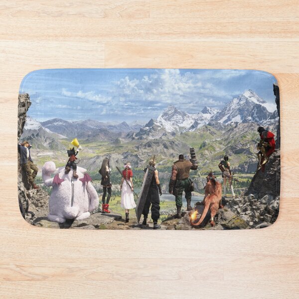 Artikelvorschau, Cloud, Aerith, Tifa, Barret, Red XIII, Cid, Yuffie, Vincent, Cait Sith – Ahead On Our Way [Rebirth] entworfen und verkauft von GlitchBob452.