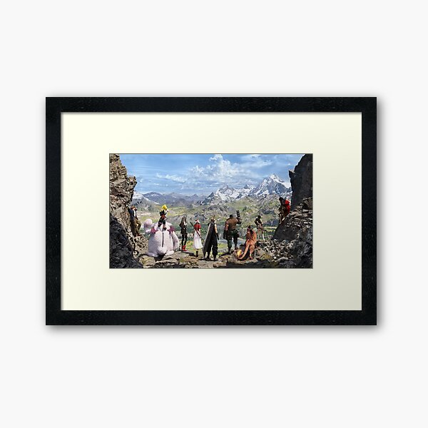 Item preview, Cloud, Aerith, Tifa, Barret, Red XIII, Cid, Yuffie, Vincent, Cait Sith  - Ahead On Our Way [Rebirth] designed and sold by GlitchBob452.