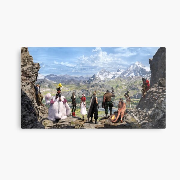 Item preview, Cloud, Aerith, Tifa, Barret, Red XIII, Cid, Yuffie, Vincent, Cait Sith  - Ahead On Our Way [Rebirth] designed and sold by GlitchBob452.