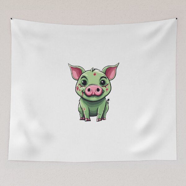 Item preview, Undead Zombified Zombie Pig designed and sold by Majestic Paws.