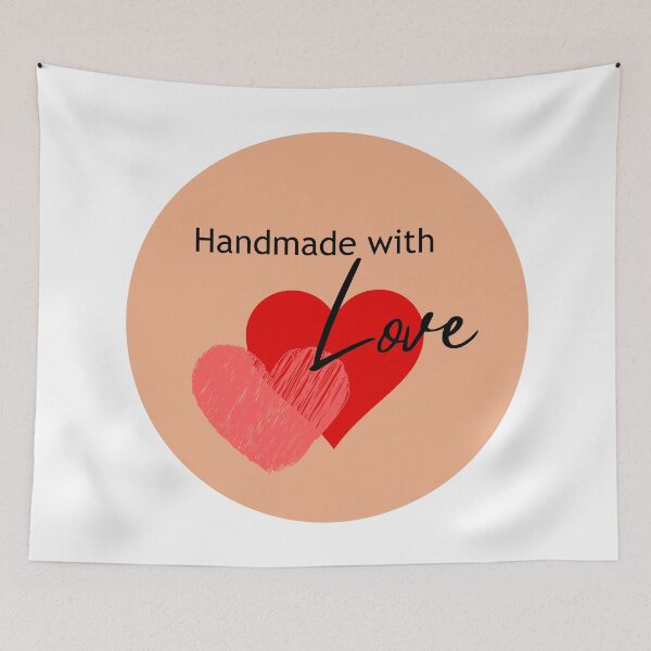 Item preview, Handmade with Love |sticker| designed and sold by SeaNympth.