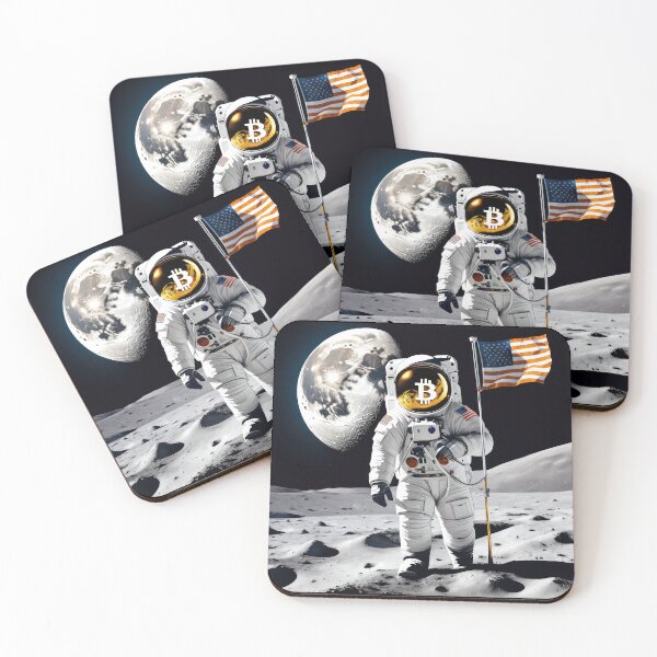Item preview, Bitcoin On The Moon designed and sold by duke818.