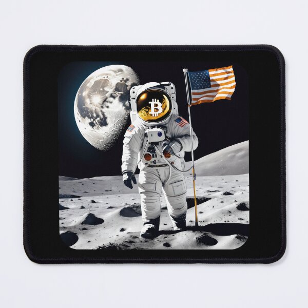 Item preview, Bitcoin On The Moon designed and sold by duke818.
