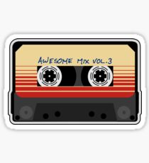Awesome Mixtape Vol. 3, Tape, Music, Cassette Sticker