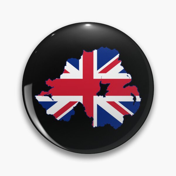 Item preview, Flag Map of Northern Ireland designed and sold by Seorai.