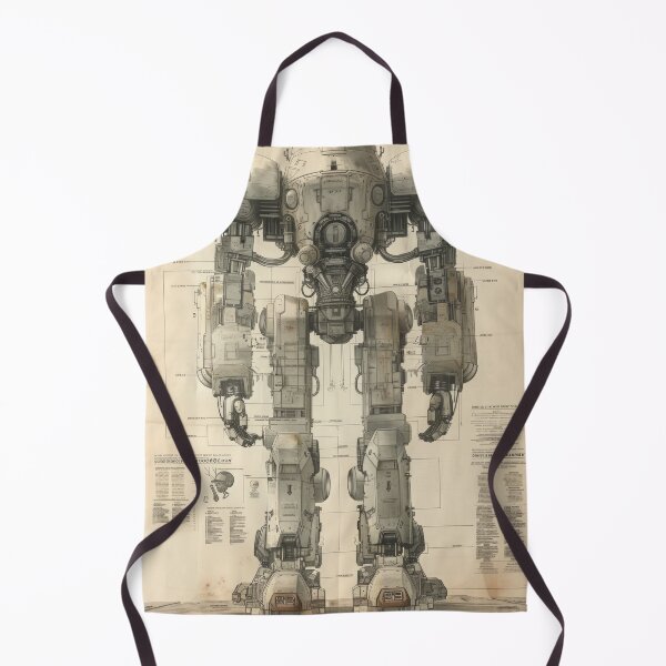 Item preview, Battlemech Blueprints designed and sold by Retro Type.