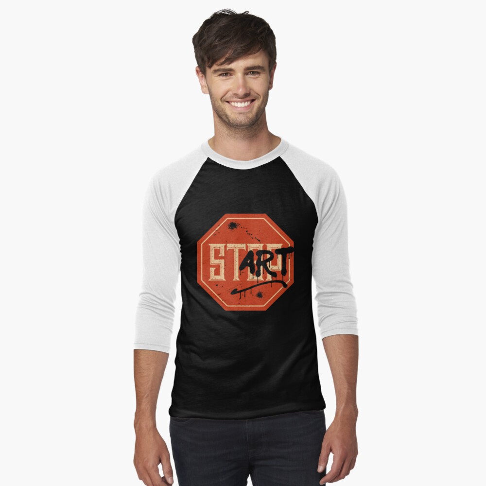 Item preview, Baseball ¾ Sleeve T-Shirt designed and sold by v-nerd.