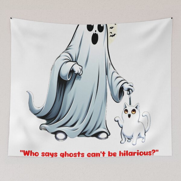 Item preview, Funny Boo Ghost designed and sold by NagalkarArtWork.