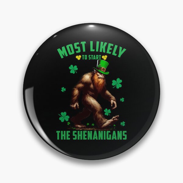 Item preview, Bigfoot irish shamrock St patricks day likely shenanigans designed and sold by MTRBSK11.