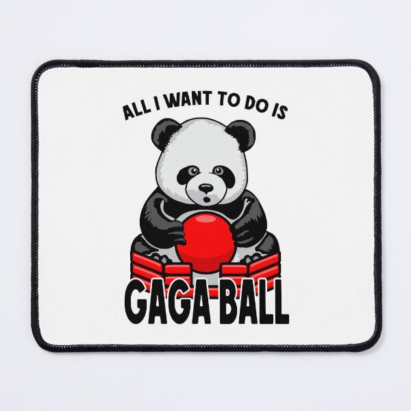 Item preview, Panda Gaga Ball All I Want To Do Is Cute Funny Bear Player designed and sold by GrandeDuc.