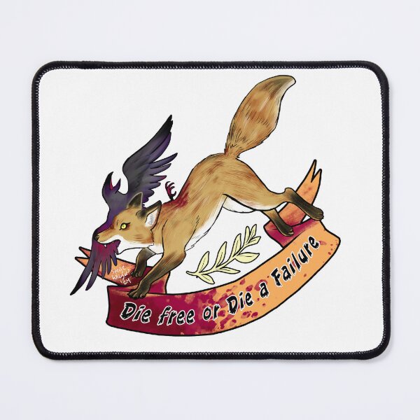 Item preview, Die free or Die a failure fox designed and sold by swinku.
