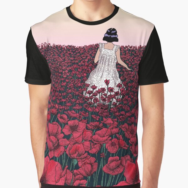 Item preview, Field of Poppies | Coloured Version designed and sold by ECMazur Art.