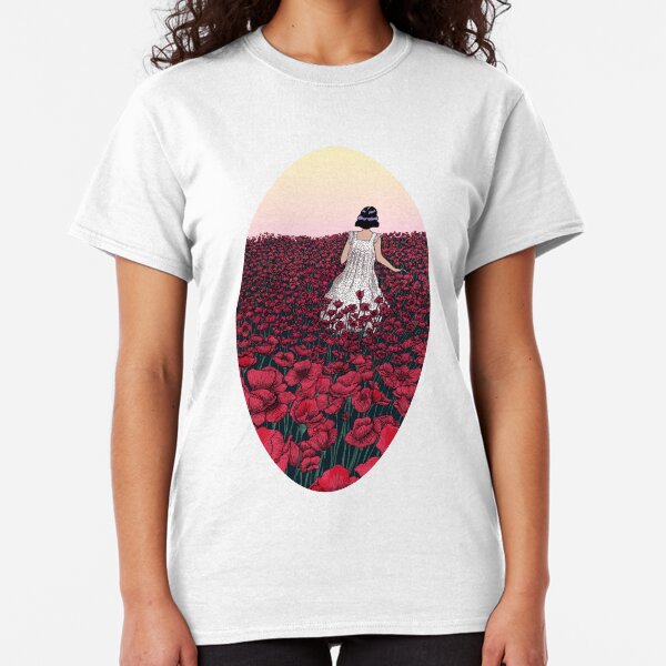 Field of Poppies | Coloured Version Classic T-Shirt